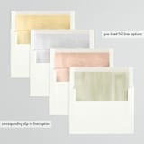 "Garden Gate" - Engagement Party Invitations in Leaf by Kristie Kern - Envelope Liner Options