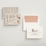 "cheers to a happy couple" - Engagement Party Invitations in Creme by Anastasia Makarova - Assembled