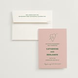 "Crazy Little Thing Called Love" - Engagement Party Invitations in Avocado by Helena Vitto - Invitation with Envelope