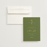 "Calia " - Engagement Party Invitations in Caribbean Citrus by Ani Somi - Invitation with Envelope