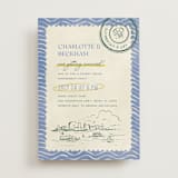 "Coastal Drift" - Engagement Party Invitations in Caribbean Citrus by Pixel and Hank - Front