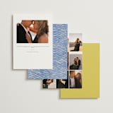 "Coastal Drift" - Engagement Party Invitations in Caribbean Citrus by Pixel and Hank - Back of Card Options