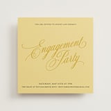 "Bloom" - Engagement Party Invitations in Island Citrus by Morgan Kendall - Front