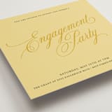 "Bloom" - Engagement Party Invitations in Island Citrus by Morgan Kendall - Detail