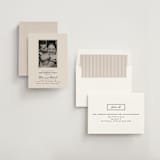 "Natty" - Engagement Party Invitations in Dusty Rose by Creo Study - Assembled
