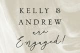 "purest" - Engagement Party Favor Stickers in Silk by carla san roman - In Use