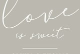"Etched in love" - Engagement Party Favor Stickers in Cloud by Stacey Meacham - In Use