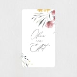 "Romance" - Engagement Party Favor Stickers in Mimosa by Nicoletta Savod - Front