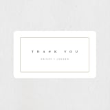"krista" - Engagement Party Favor Stickers in Salt by Stephanie Hawkes - Front