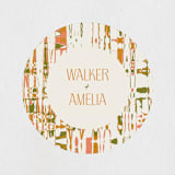 "North" - Engagement Party Favor Stickers in Desert by Owl and Toad - Front