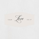 "nocturne" - Engagement Party Favor Stickers in Tan by chocomocacino - Front