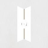 "Side by Side" - Engagement Party Favor Stickers in Pearl by Kim Dietrich Elam - Front