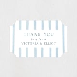 "Coastal" - Engagement Party Favor Stickers in Sea by Elly - Front