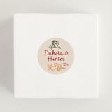 "That's Amore." - Engagement Party Favor Stickers in Cabernet by Jenna Holcomb - In Use