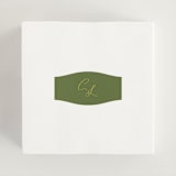 "Calia " - Engagement Party Favor Stickers in Caribbean Citrus by Ani Somi - In Use
