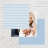 "Two If By Sea" - Wedding Favor Tags in Wave by Olivia Raufman - Back of Card Options