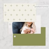 "Brooklyn" - Wedding Favor Tags in Olive by Kristie Kern - Back of Card Options