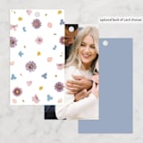 "Petals" - Wedding Favor Tags in Lily by Christy Hy Lee - Back of Card Options