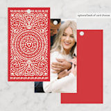 "Lucky in Love" - Wedding Favor Tags in Hearts by Paper Sun Studio - Back of Card Options