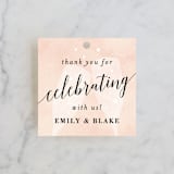 "Sip Sip Hooray" - Wedding Favor Tags in Champagne by Kelly Schmidt - Front