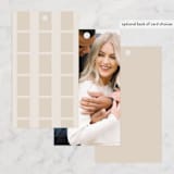 "By Your Side" - Wedding Favor Tags in Parchment by Kaydi Bishop - Back of Card Options