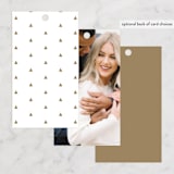 "Side by Side" - Wedding Favor Tags in Pearl by Kim Dietrich Elam - Back of Card Options