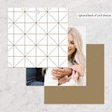 "Gilded Frame" - Wedding Favor Tags in Chiffon by Cass Loh - Back of Card Options