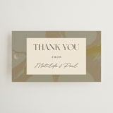 "Champagne" - Wedding Favor Tags in Almond by Morgan Kendall - Front