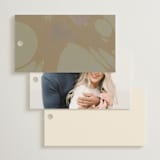 "Champagne" - Wedding Favor Tags in Almond by Morgan Kendall - Back of Card Options