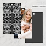 "Libations" - Wedding Favor Tags in Midnight by mo kelley - Back of Card Options