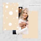 "Flower Cheers" - Wedding Favor Tags in Champagne by Baumbirdy - Back of Card Options