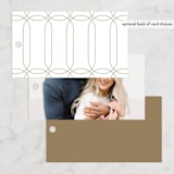 "Poet" - Wedding Favor Tags in Cognac by Kristie Kern - Back of Card Options