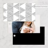 "Timeless" - Wedding Favor Tags in Snow by Owl and Toad - Back of Card Options