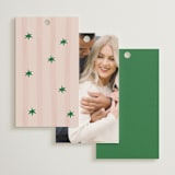 "Crazy Little Thing Called Love" - Wedding Favor Tags in Avocado by Helena Vitto - Back of Card Options