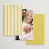 "Coastal Drift" - Wedding Favor Tags in Island Citrus by Pixel and Hank - Back of Card Options