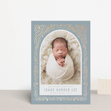 "Star Bright" - Birth Announcements in Slateblue by Meggy Masters - Front