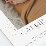 "Starlit Sky" - Birth Announcements in Cloud by Molly Wiggins - Detail