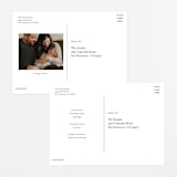 "Sweetheart" - Birth Announcements in Pearl by Pixel and Hank - Back of Card Options
