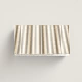 "Foil Meal Silhouettes" - Foil-Pressed Place Cards - Beef in Vanilla by Stacy Maalouf - Folded Back of Card