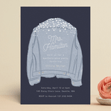 "Wife of the Party" - Bachelorette Party Invitations in Chambray by Hudson meet Rose - Front