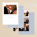 "Wife of the Party" - Bachelorette Party Invitations in Chambray by Hudson meet Rose - Back of Card Options