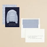 "Wife of the Party" - Bachelorette Party Invitations in Chambray by Hudson meet Rose - Assembled