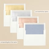 "Wife of the Party" - Bachelorette Party Invitations in Chambray by Hudson meet Rose - Envelope Liner Options