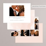 "Rose the Day Away" - Bachelorette Party Invitations in Blush by Jennifer Postorino - Back of Card