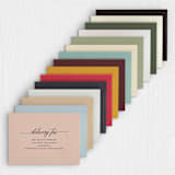 "Fancy" - Confirmation Invitations in Midnight Blue by Erin Deegan - Colored Envelopes Available