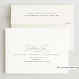"Fancy" - Confirmation Invitations in Midnight Blue by Erin Deegan - FREE Recipient Addressing