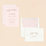 "Gilded cross" - Confirmation Invitations in Blush by Annie Holmquist - Assembled