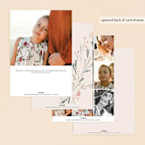 "graceful" - Confirmation Invitations in Rose by Nicoletta Savod - Back of Card Options