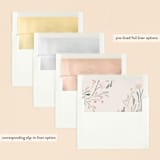 "graceful" - Confirmation Invitations in Rose by Nicoletta Savod - Envelope Liner Options
