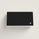 "Twilight" - Foil-Pressed Place Cards - Chicken in Twilight by Sierra Lee - Blank front